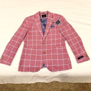 Tailorbyrd Yarn Dye Windowpane Sport Coat- 40R